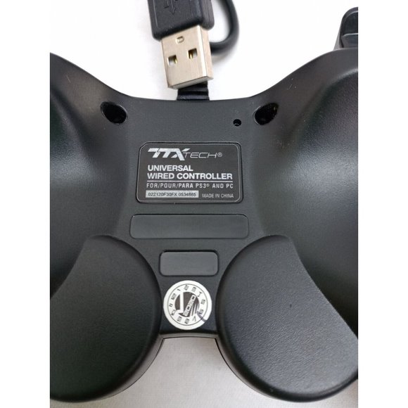 TTX Tech PS3 Controller 3rd Party Controller For Sony Playstation 3 (Black) - Picture 6 of 10